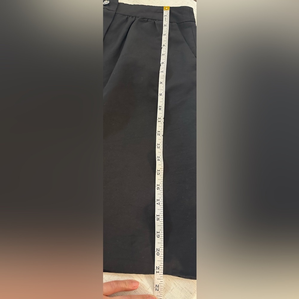 Talbots Black A-Line Knee-Length Skirt 🖤 - Picture 3 of 14
